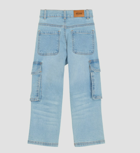 Calça de ganga