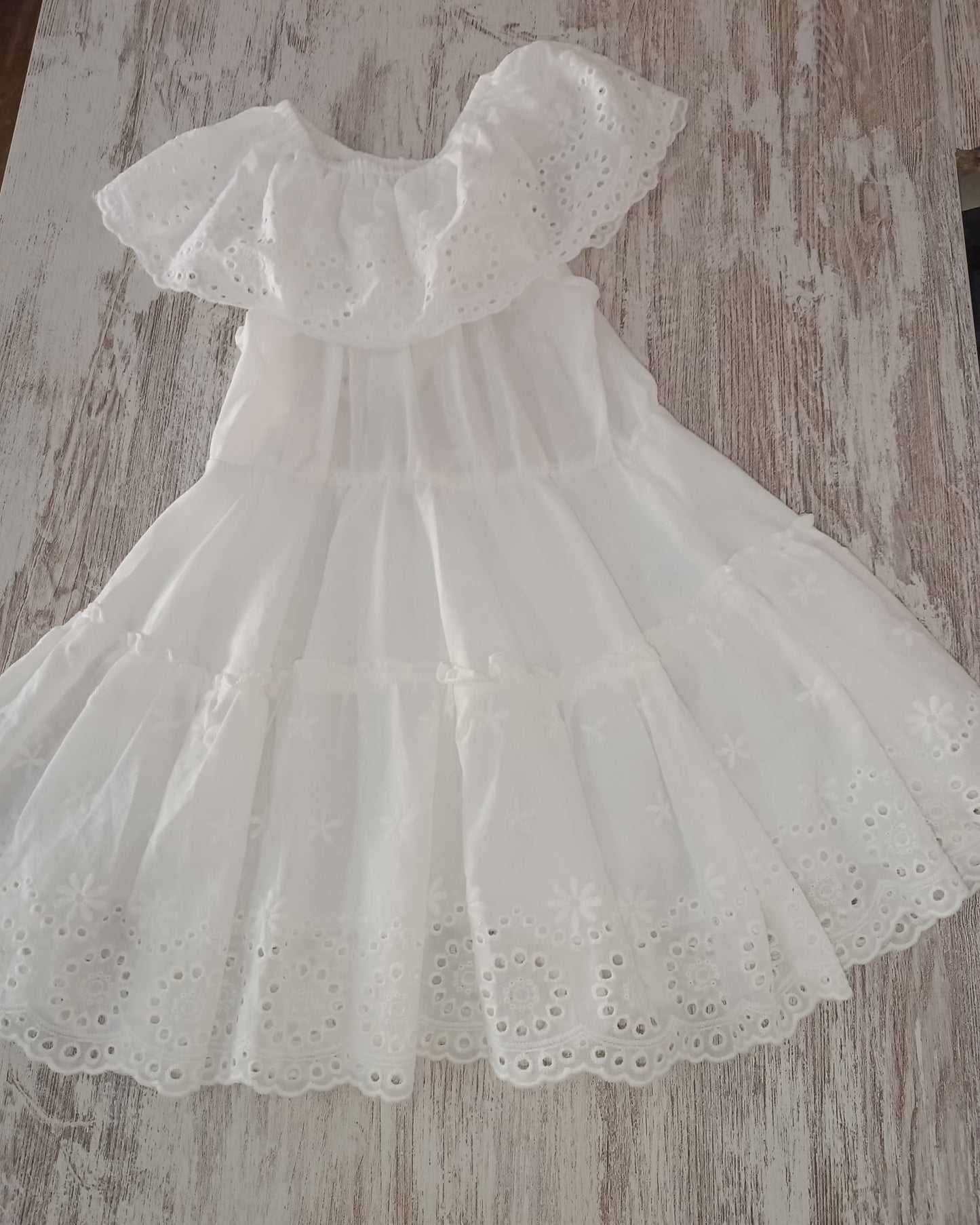 Vestido Bordado Inglês