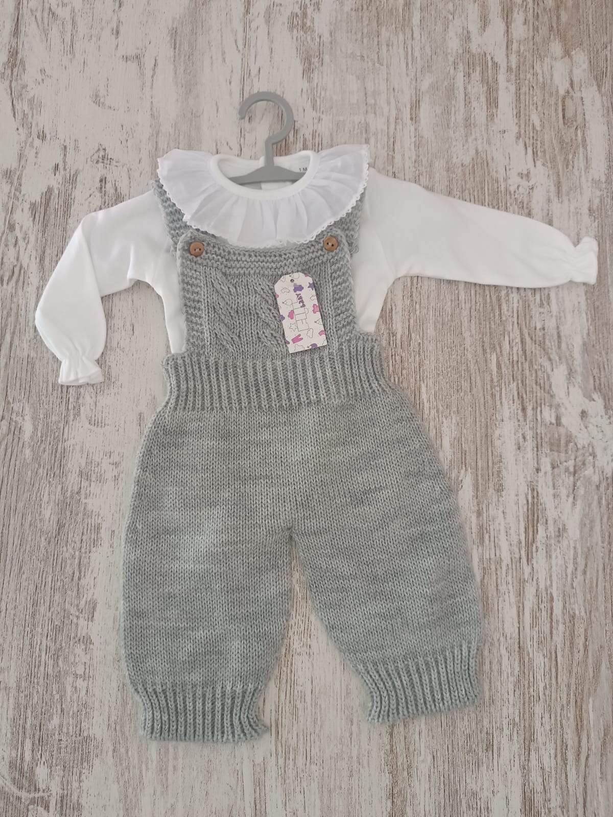 Jardineira Tricot