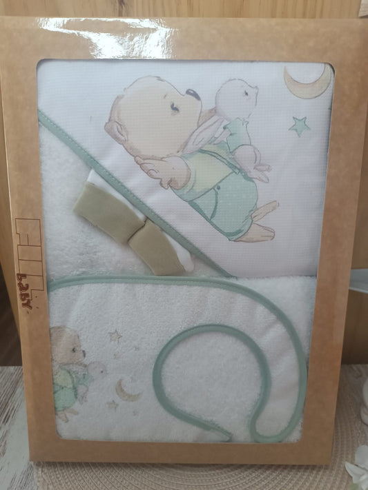 Conjunto ursinho 3 peças