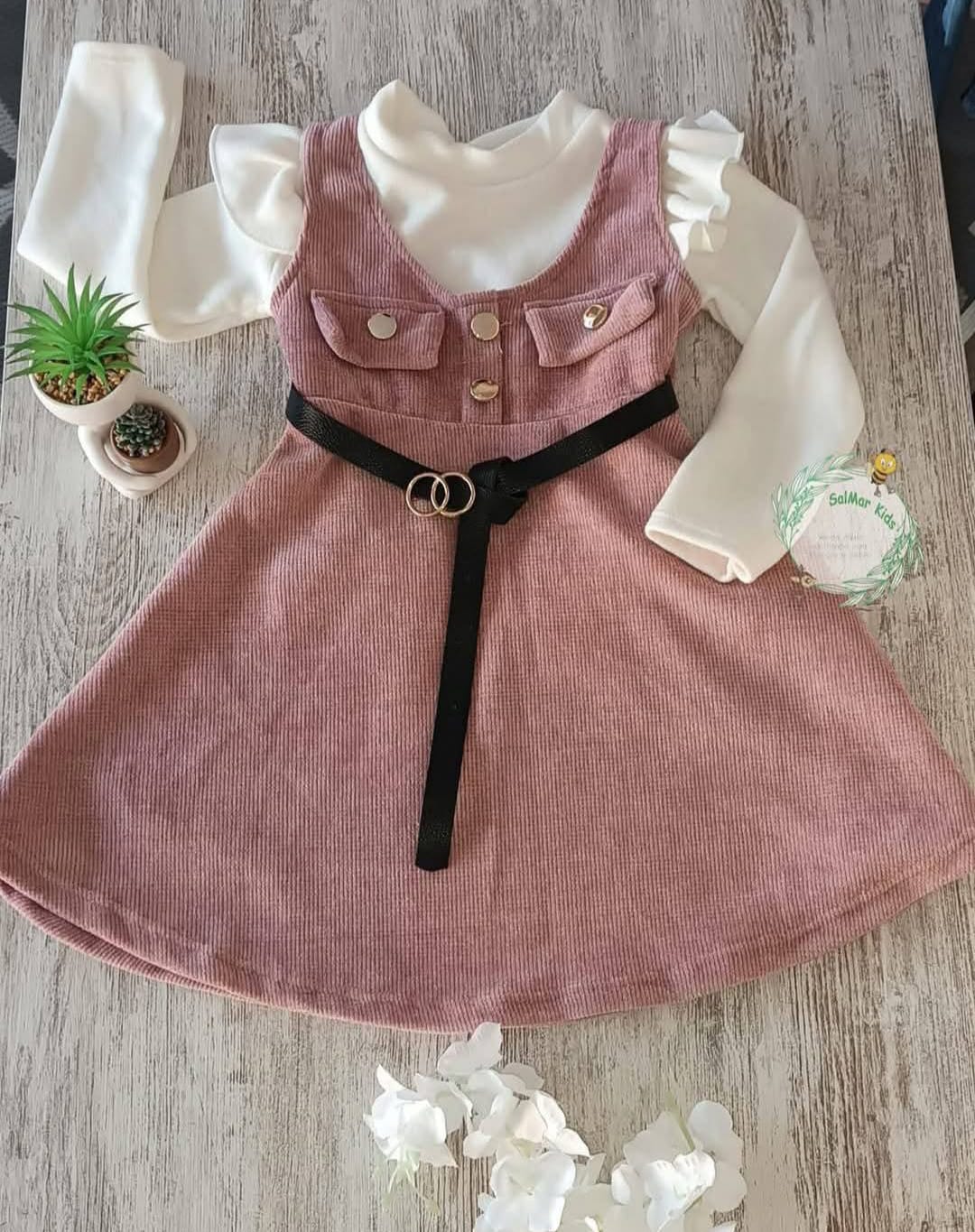 Vestido com camisola