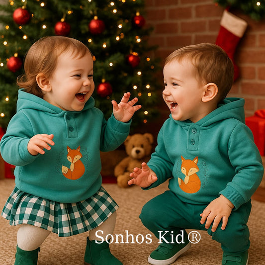 Conjunto super quentinho e muito prático.