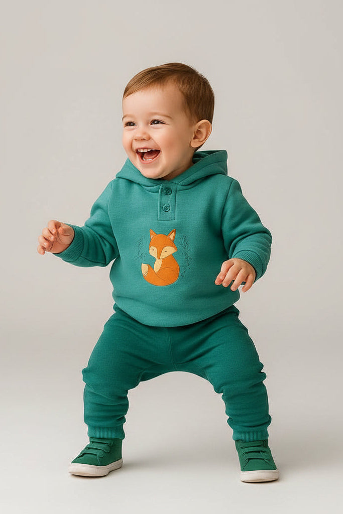Conjunto super quentinho e muito prático.