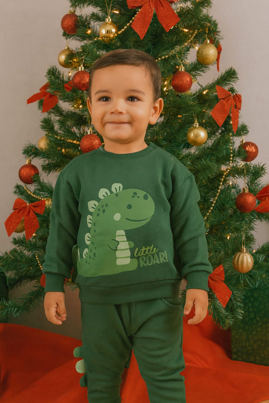 Fato de treino super giro e divertido para animar os mais pequenos. Super fofo, confortável, prático e quentinho para o dia a dia.