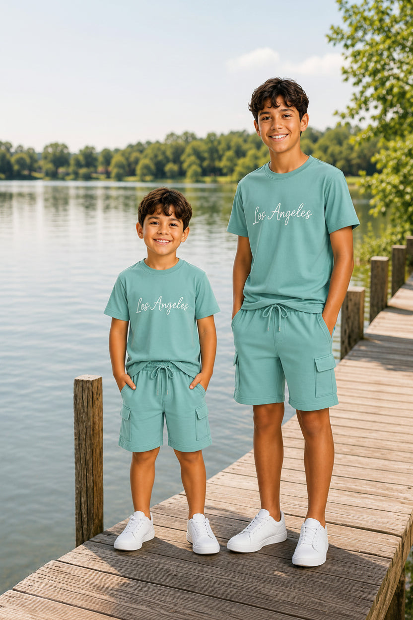 Conjunto Los Angeles Menino Verde