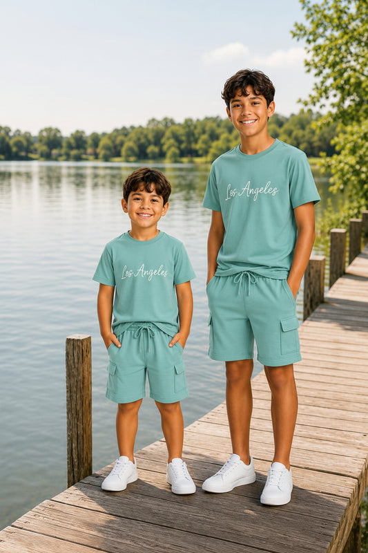 Conjunto Los Angeles Menino Verde