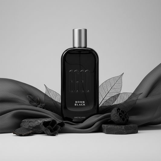Perfume Egeo Bomb Black O Boticário 90ml frasco preto