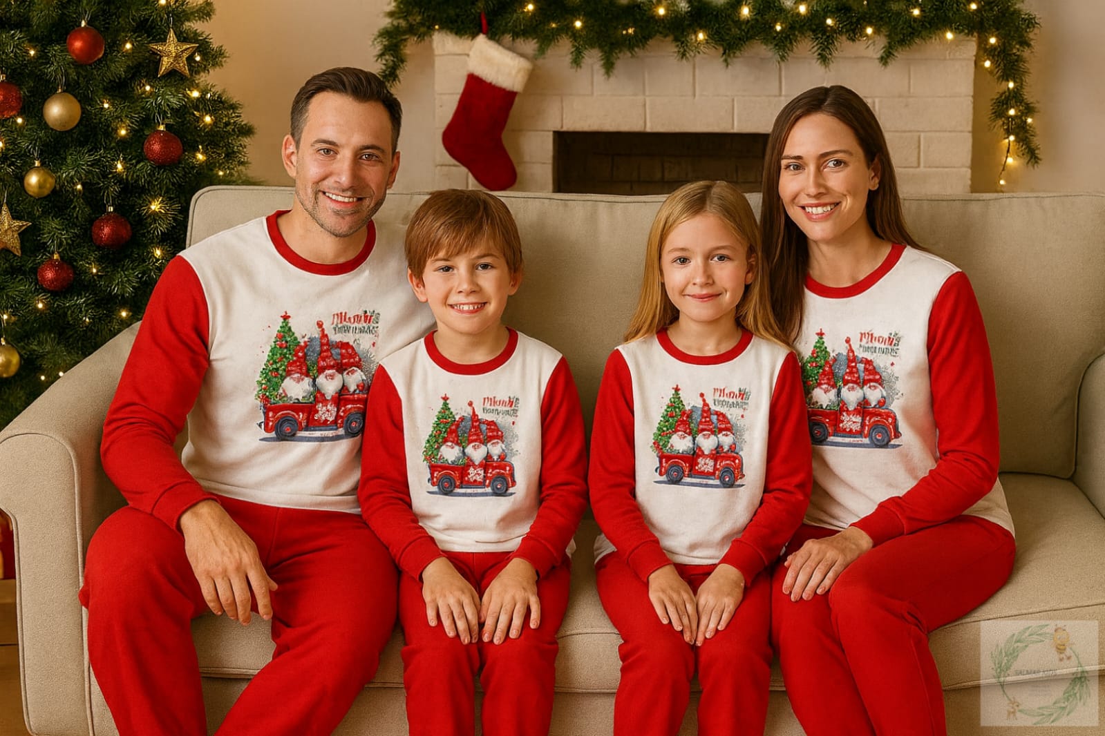 Nada mais acolhedor que ver a família toda vestida de pijama igual na noite de Natal. Um pijama quentinho, que qualidade nacional e super confortável.