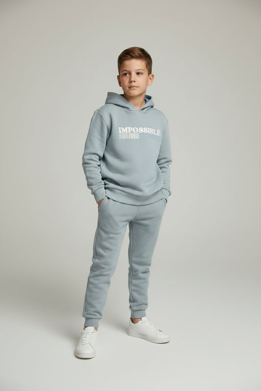 Sweat com capuz Azul Céu
