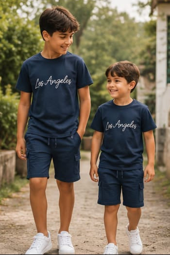Conjunto Los Angeles Menino Azul